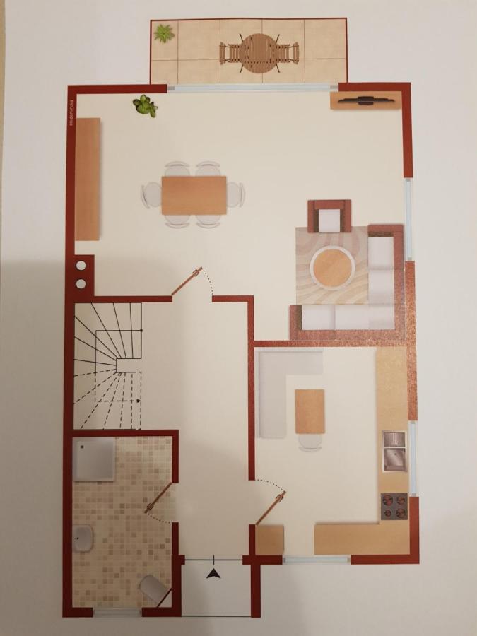 Ferienhaus Taucherperle Hemmoor エクステリア 写真